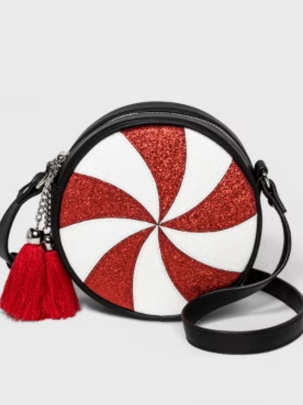 Madlove Peppermint Crossbody Bag Christmas Holiday